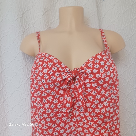Old Navy  Red Patterned Women's Jumpsuit Size XL - Picture 6 of 16